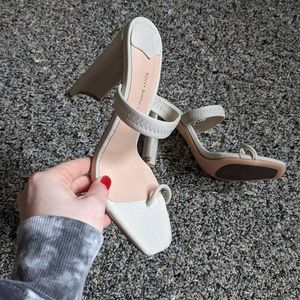 Tony Bianco Gray Heel Sandals